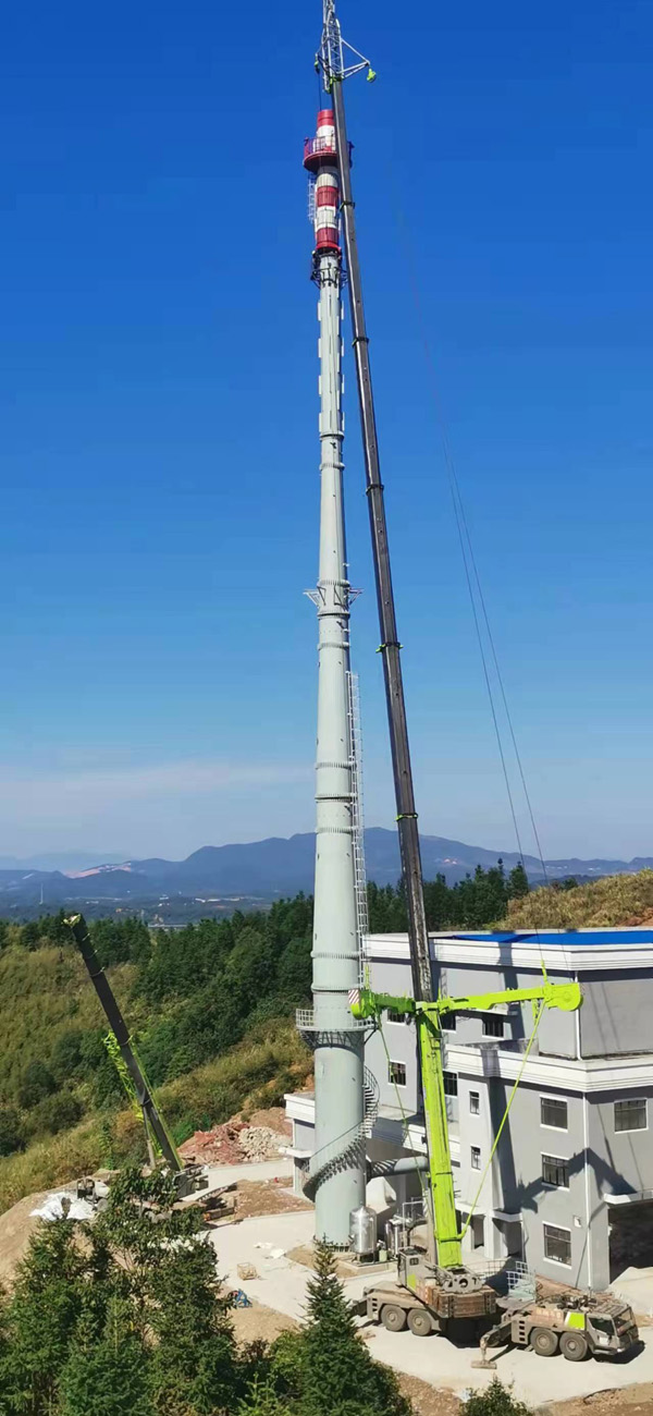 江西蘆溪危廢項(xiàng)目(口徑DN1200mm,高度80m)